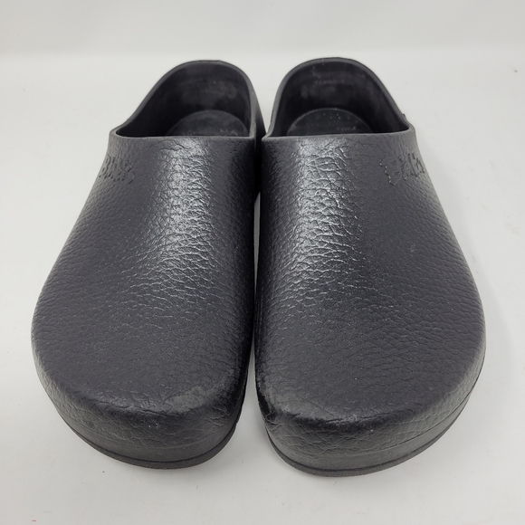 Mens Birkenstock Super Birki Slip Resistant Black Polyurethane Clogs 10 NO INSOL - Picture 6 of 12